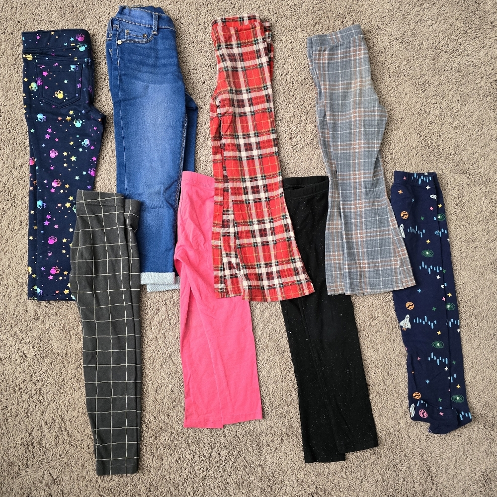 Toddler Girl 5T pants / bottoms lot